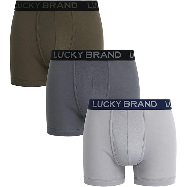 Lucky Brand Mens Boxer Briefs - 3 Pack Soft Mens Underwear